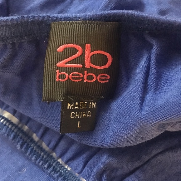 2b Bebe Cobalt Maxi Dress - Picture 3 of 5